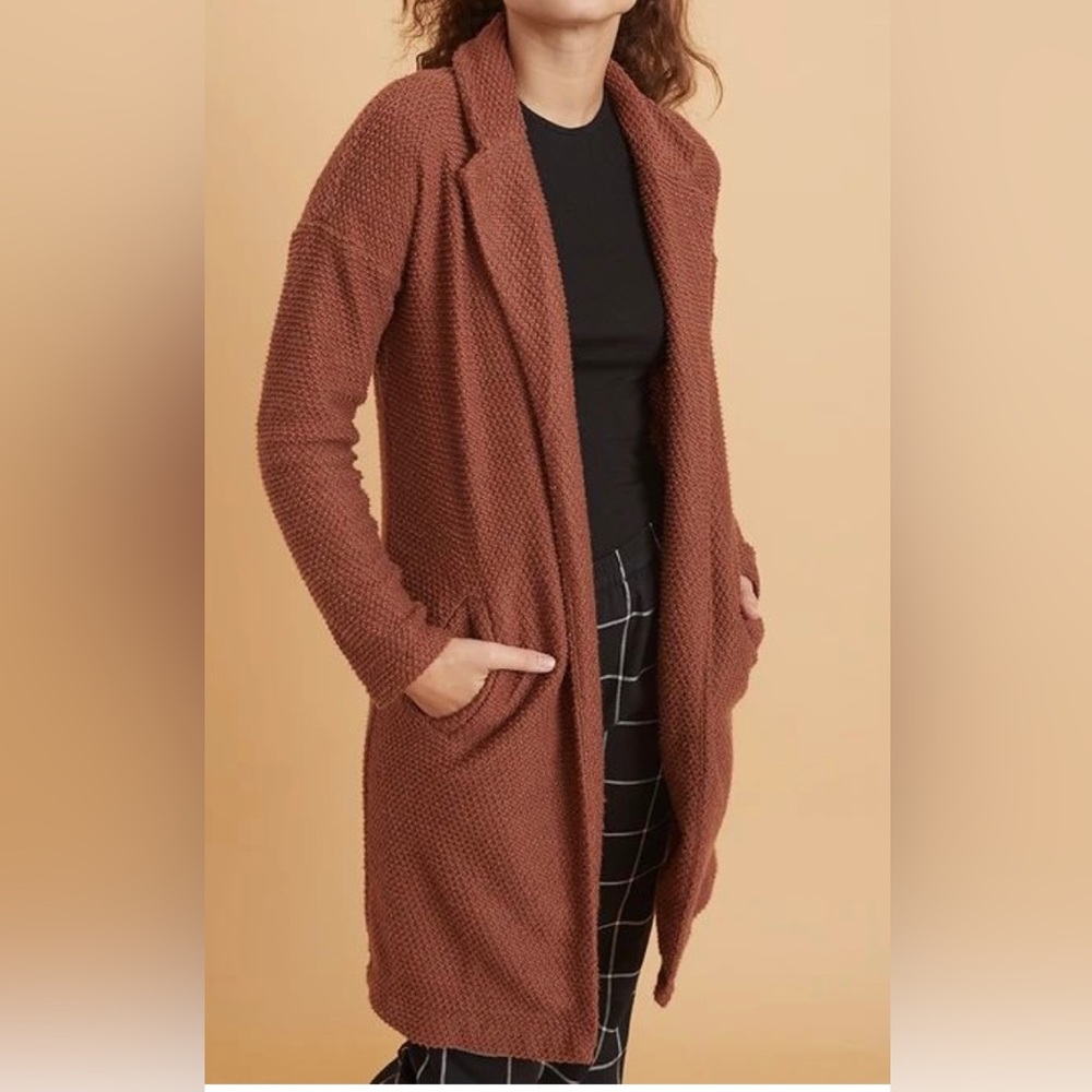 Marine Layer Birdseye Coat Tortoise Shell